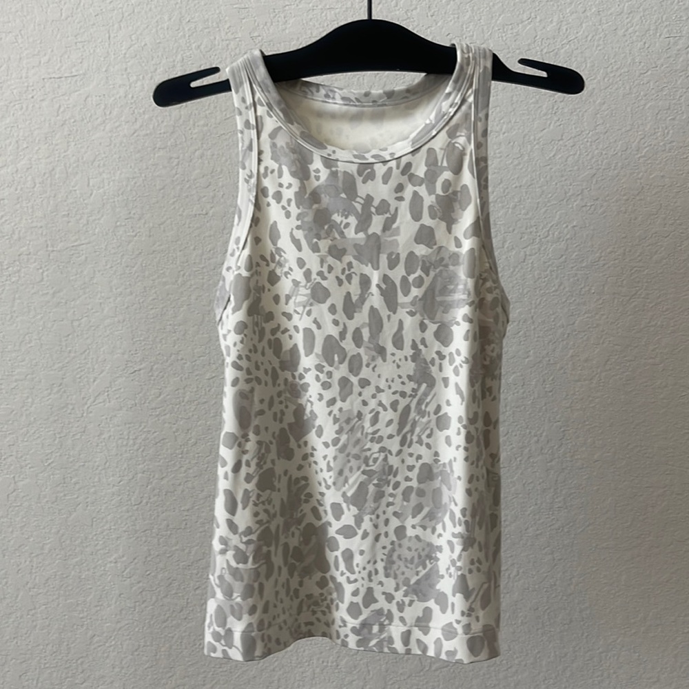 Lululemon Align Tank Cheetah Camo White/Grey 4